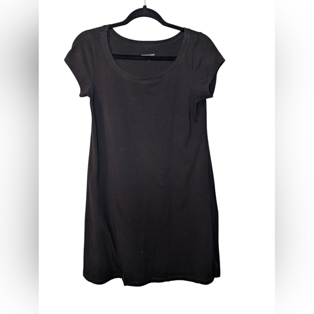 Eileen Fisher Classic Cotton T-shirt Dress-PS